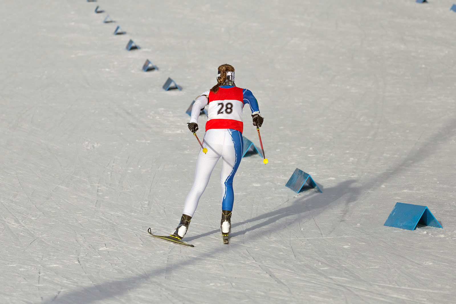 An elite-level cross country skier